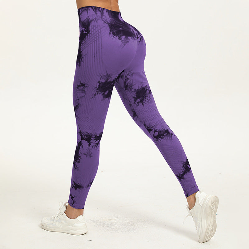 European and American hot sale seamless hip lift gym pants abdominal tightening high waist peach buttocks yoga pants wholesale
