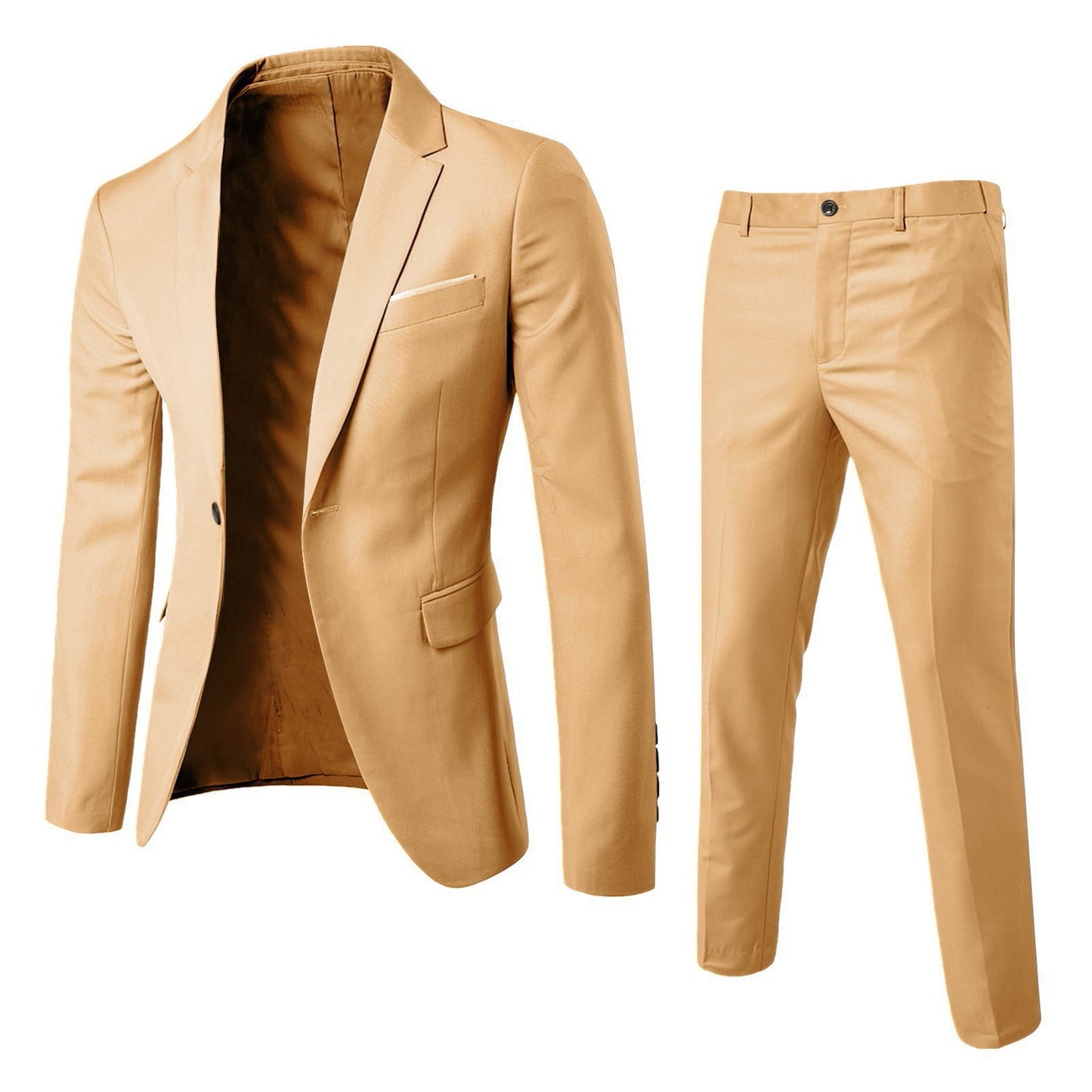 Cross-border foreign trade men's suit suit European and American casual suit trousers two-piece set wedding dinner suit jacket men