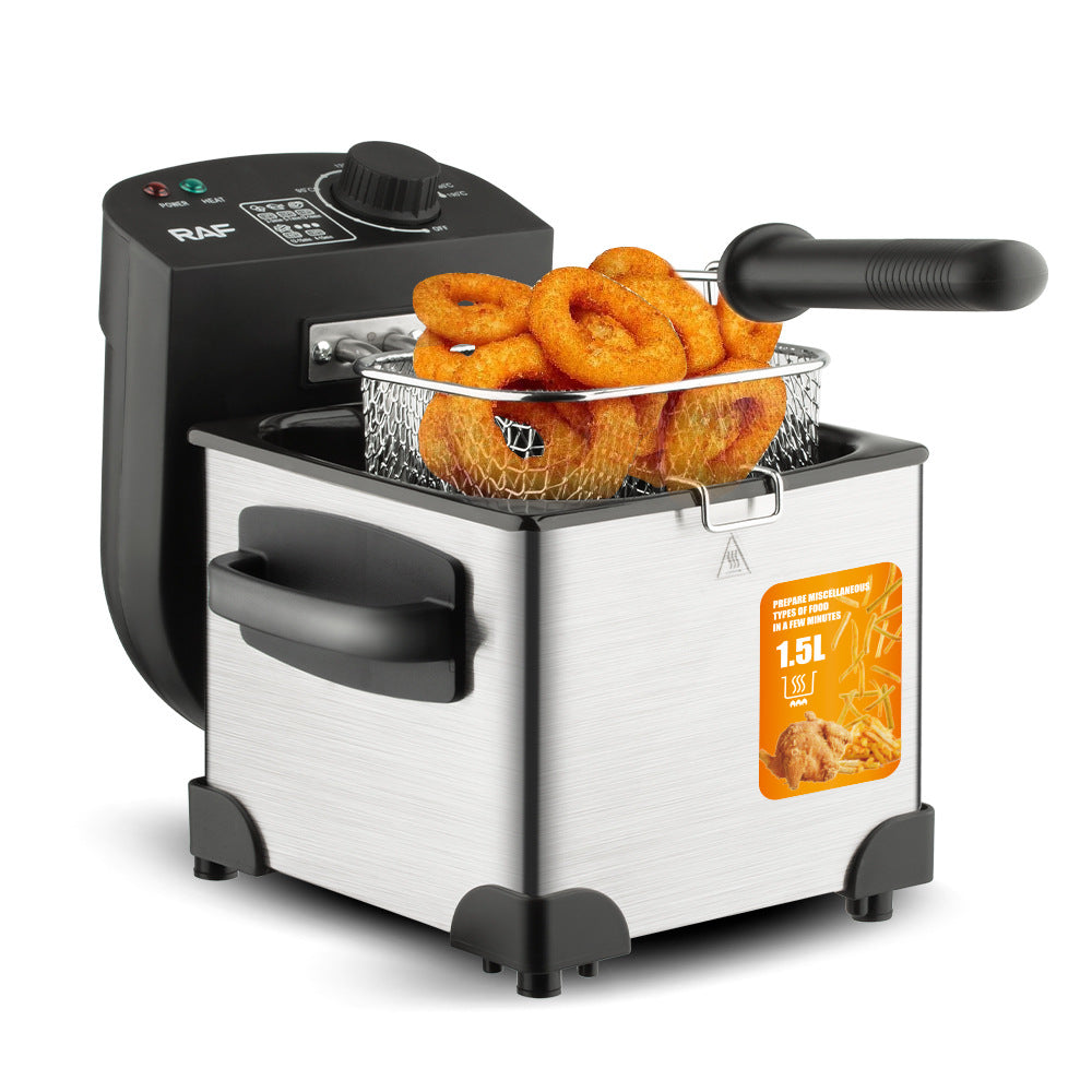 RAF fryer household electric fryer electric fryer commercial fries fries machine fried chicken fryer 2.5L