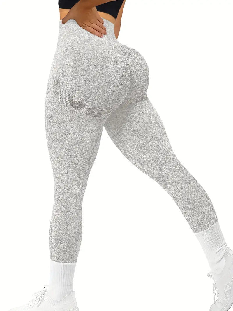 Peach buttocks gym pants women's high-waisted belly and buttocks lifting yoga pants can be worn outside for sports running training