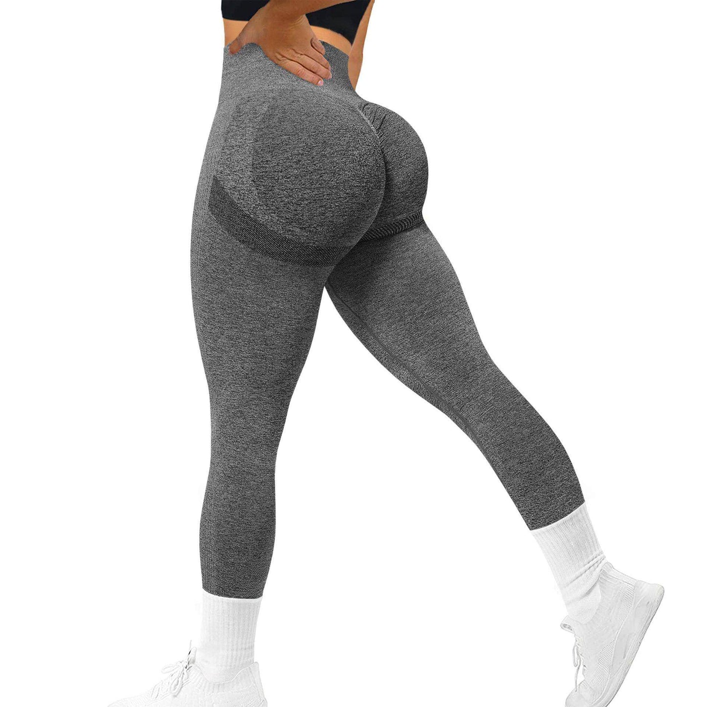 Hip Fitness Pants for Women, High Waist, Tight Waist,