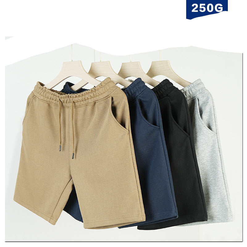 Huamian shorts men's 250g summer blockbuster street fashion brand men's casual five-point pants men's sports