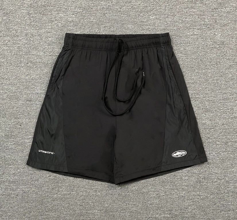 Cross-border foreign trade trendy brand RHUDE letter 3M reflective casual sports shorts for men and women American high street beach pants