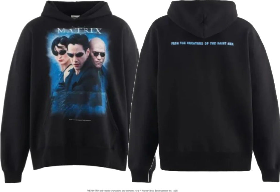 All designs are hot press printing - 360g combed cotton double-layer hood pocket sweatshirt - 2