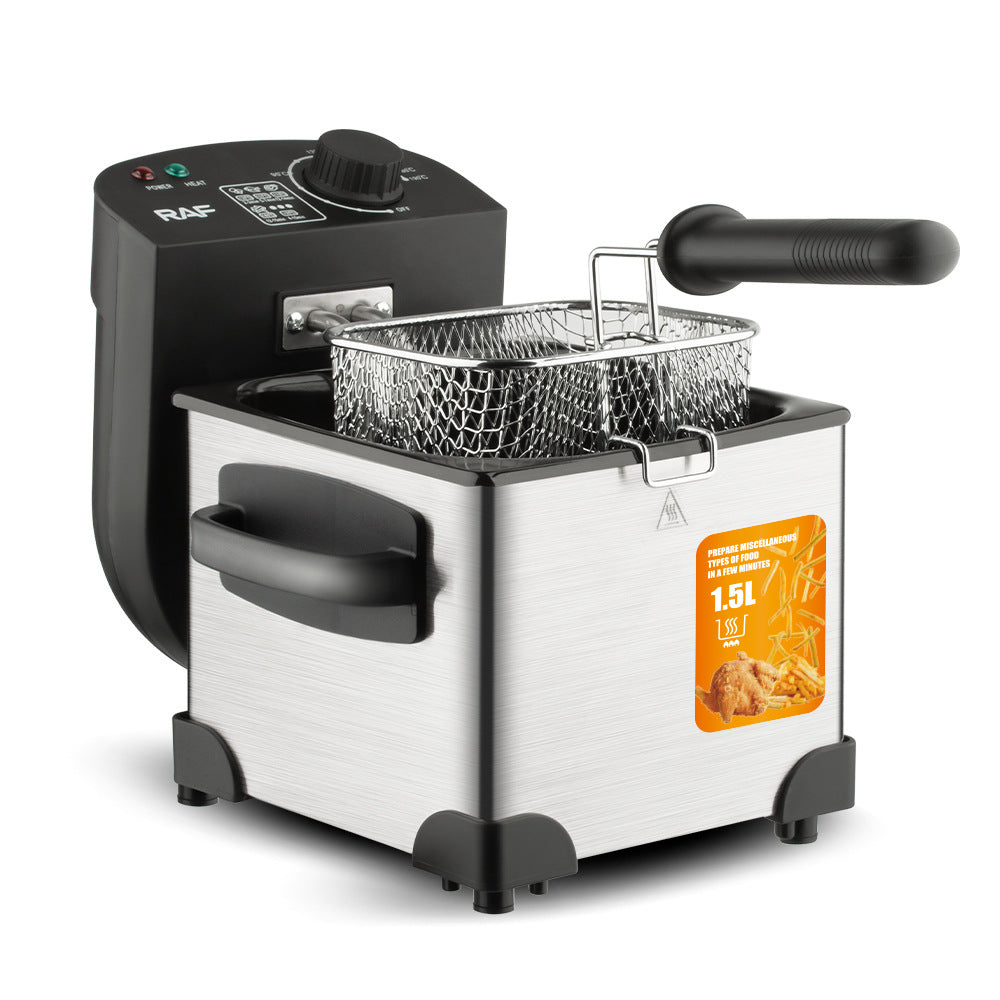 RAF fryer household electric fryer electric fryer commercial fries fries machine fried chicken fryer 2.5L