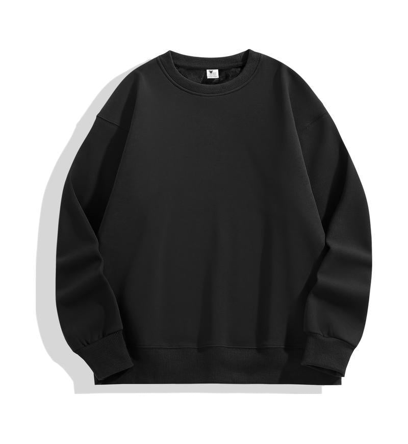 Australian cotton velvet thickened hooded sweatshirt men's dropped shoulders pullover tight fleece hoodie women's fashion brand