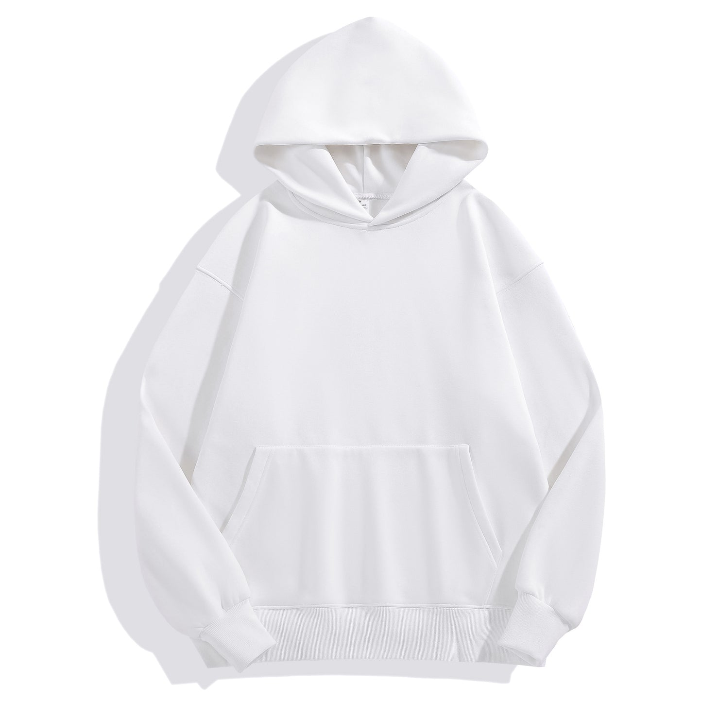Australian cotton velvet thickened hooded sweatshirt men's dropped shoulders pullover tight fleece hoodie women's fashion brand