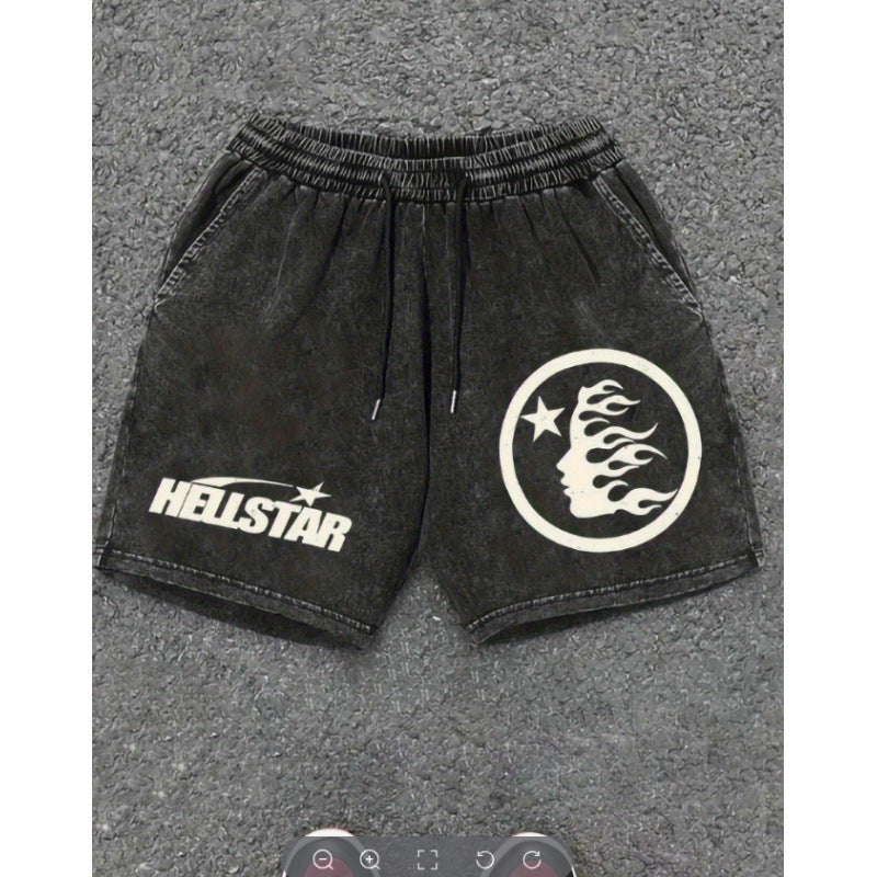 Saint Vintage is the right version of washed distressed shorts, cropped pants, high street baggy trousers