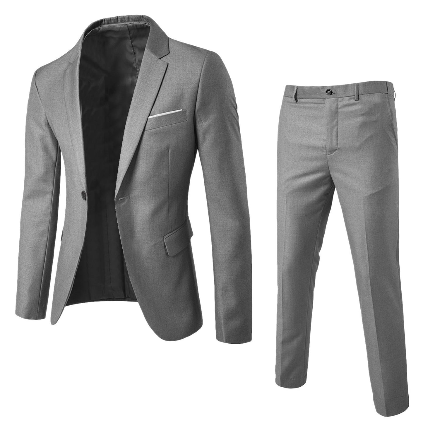 Cross-border foreign trade men's suit suit European and American casual suit trousers two-piece set wedding dinner suit jacket men