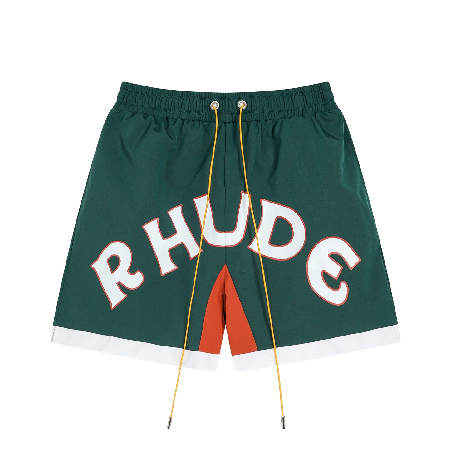 Cross-border foreign trade trendy brand RHUDE letter 3M reflective casual sports shorts for men and women American high street beach pants