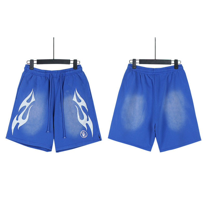 Saint Vintage is the right version of washed distressed shorts, cropped pants, high street baggy trousers