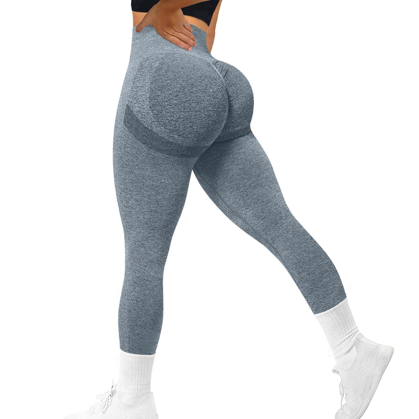 Hip Fitness Pants for Women, High Waist, Tight Waist,