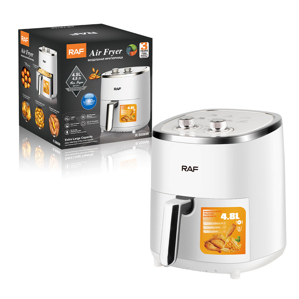 New oil-free automatic electric fryer household large-capacity low-fat air fryer intelligent French fries machine