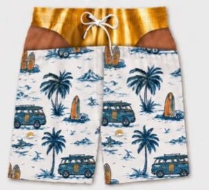 Renowears Loose beach shorts, vacation casual shorts,