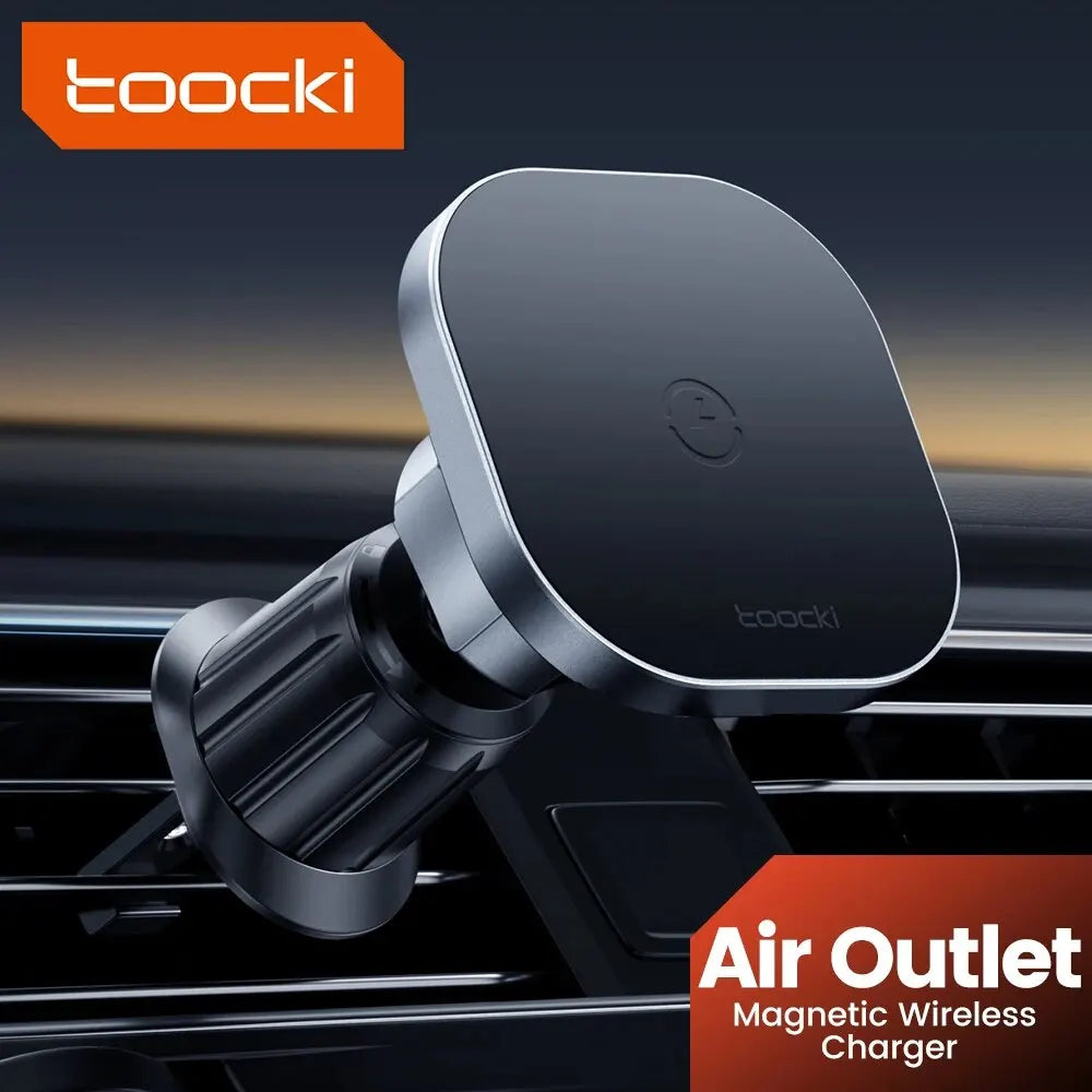 RENOWEARS Magnetic Car Wireless Charger Car Phone Holder Air Outlet 15W Fast Charging Charger in Car For iPhone 15 14 13 12 Pro Max