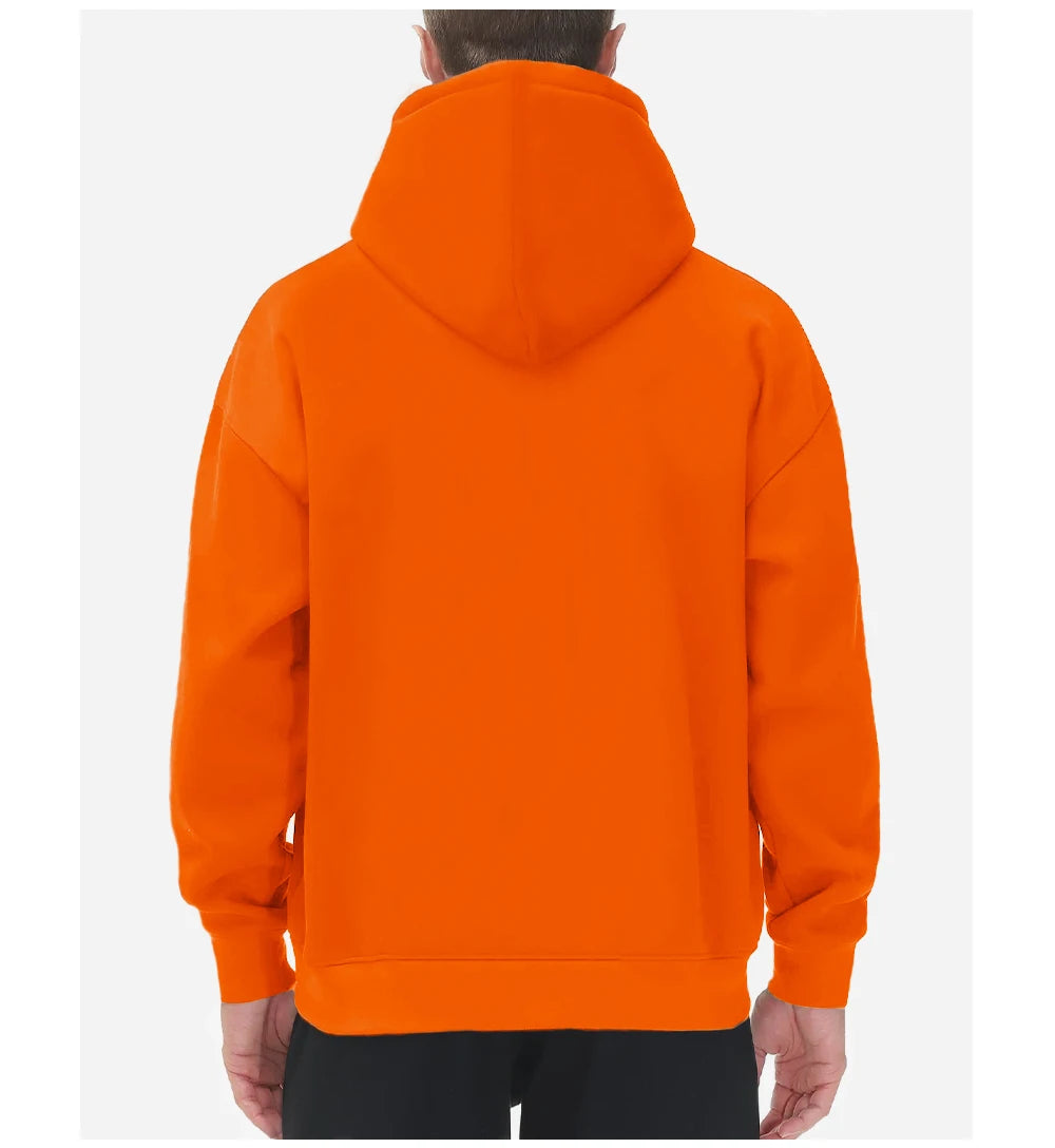 Autumn Solid Sweatshirts Unisex Street Comfy Sportswears Fleece Soft Hoodie Man's Fashion Warm Streetwear Casual Jogging Clothes