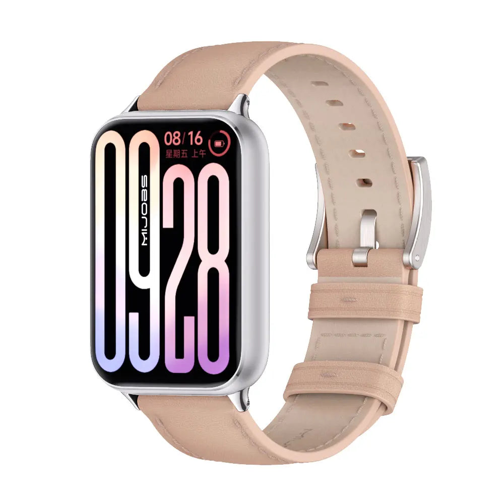 Strap For Mi Band 9 Pro Watchband for For Mi Band 8 Pro Wristband Xiaomi Smart Band 9 Pro Bracelet Leather Accessories