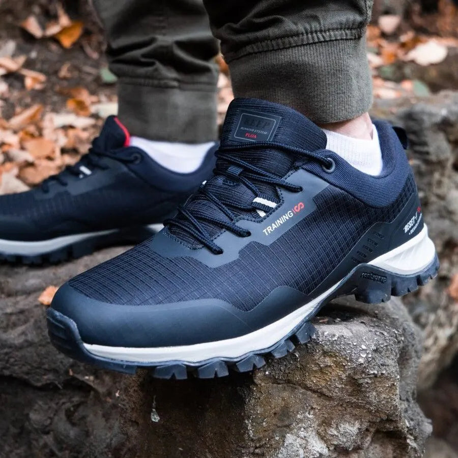 Sneakers New Men Anti-Skid Wear Resistant Hiking Shoes Fashion Waterproof Outdoor Travel Shoes Sneaker Comfortable Male Shoes