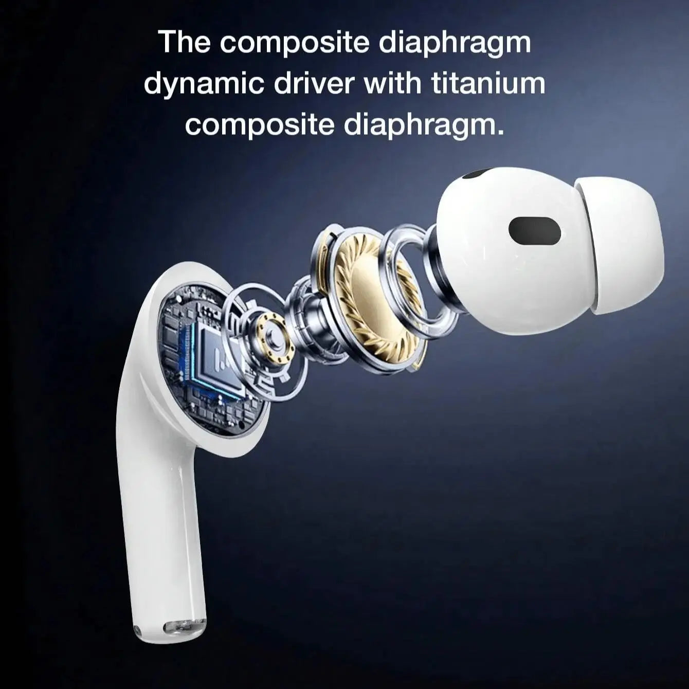 New Wireless Bluetooth Earphones,Hi-Fi Clear Sound,Comfort Fit,Smart Touch,Noise Cancelling,Ideal for Music Use