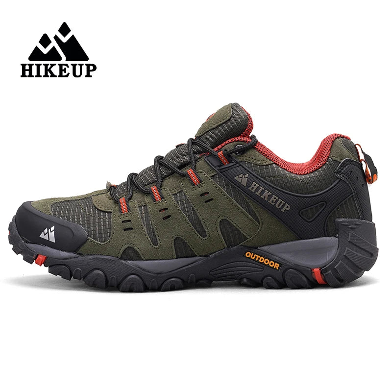 Sneakers Men's Hiking Shoes Suede Leather Outdoor Shoes Wear-resistant Men Trekking Walking Hunting Tactical Sneakers