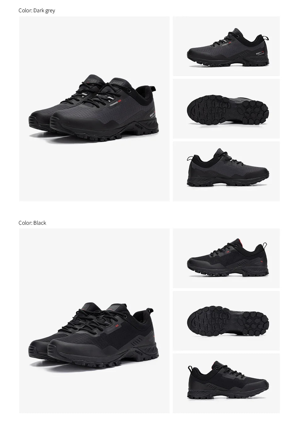 Sneakers New Men Anti-Skid Wear Resistant Hiking Shoes Fashion Waterproof Outdoor Travel Shoes Sneaker Comfortable Male Shoes