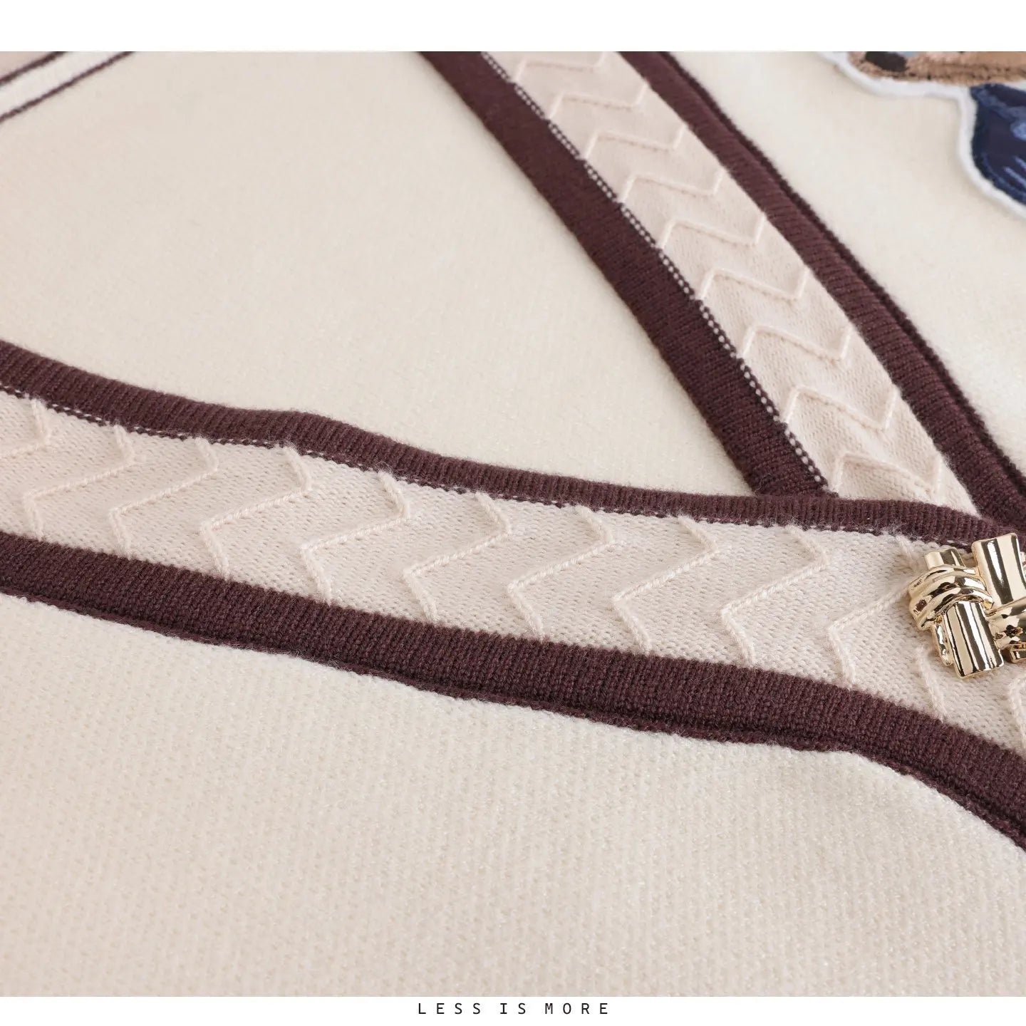 High Quality Light Luxury French Bear Embroidered Knitted Cardigan For Women New Fashion Casual Loose Sweater Coats Pulls Femmes