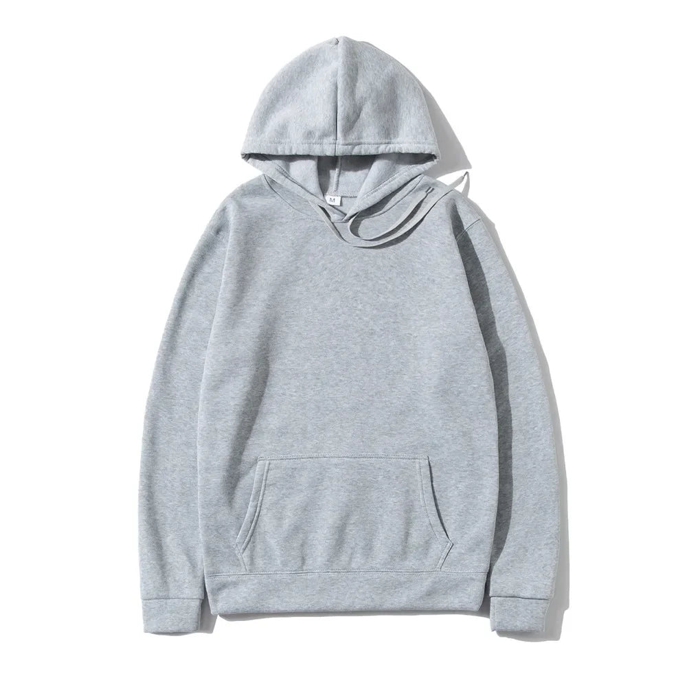 JUMPER Solid Color Men's Hoodie Warm Men's Sportswear Fashion Street Wear Casual Men's Loose Breathable Hoodie Brand Hoodie
