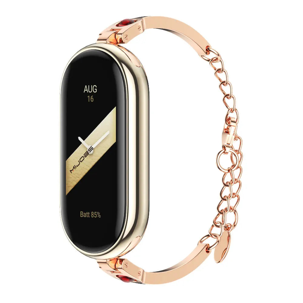 Strap Mi Band 10 9 8 7 6 5 4 3 Smart Bracelet Global Version Mi band 9 Watchband Ladies Wristband for Xiaomi Smart Band 8 Correa