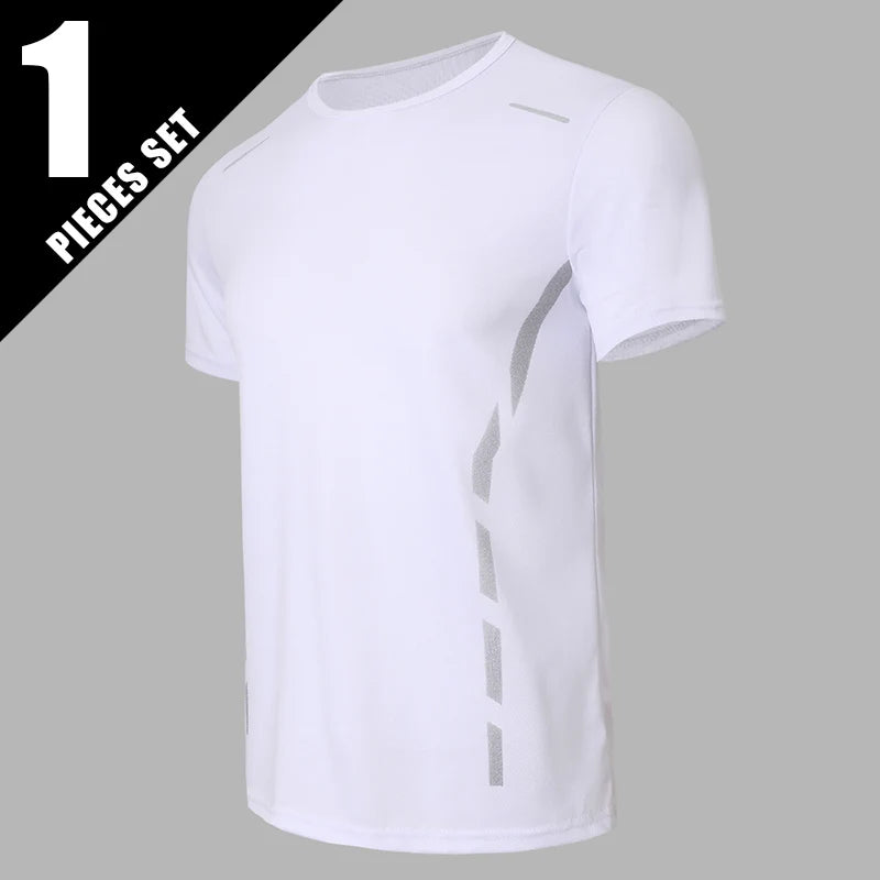 T-shirts  Men's Summer Quick-drying Sports Fashion Printed Short-sleeved Teens Loose and Comfortable Running Fitness Joker T-shirt