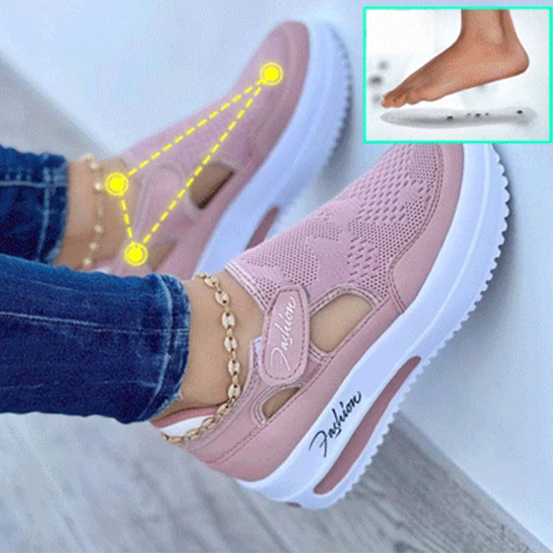 Women Sneakers Shoes Woman Tennis Shoes Canvas Shoe Female Casual Shoes Ladies Sport Shoes Platform Sneaker Hollow Out Shoes