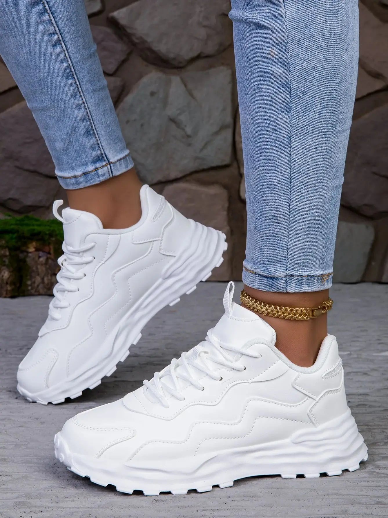 Women Sneakers Fashion  Vulcanize Platform Casual Sneakers Women Flats Mesh Breathable Running Walking Shoes Chunky Sports Shoe