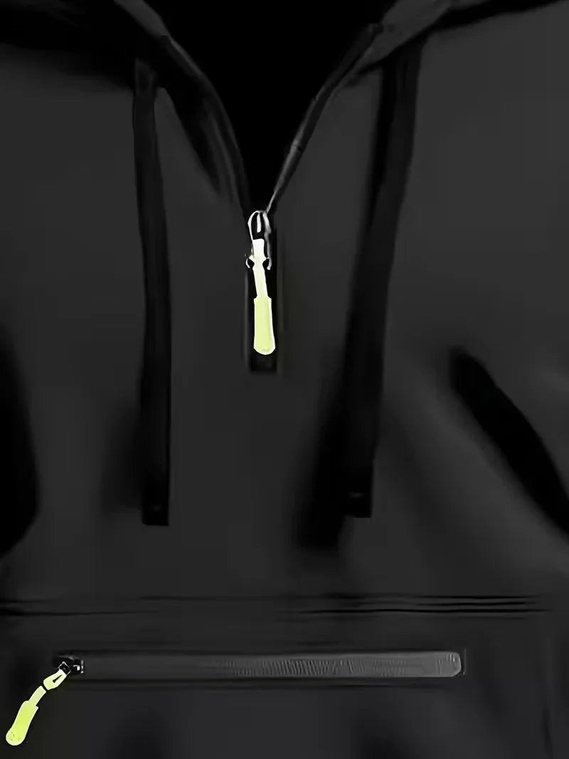 Men's Hooded Outdoor Warm Workwear Casual Sweatshirt  Comfortable Streetwear Fashion Men's Sweatshirt 1/2piecs