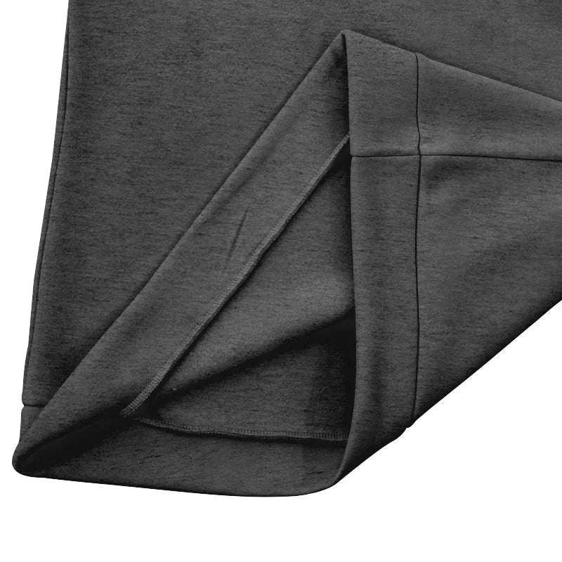 American Autumn Winter Heavy Fleece Long-sleeved Men's Sweatshirt Half Zipper Loose Stand-up Collar Pullover Men's Sweatshirt