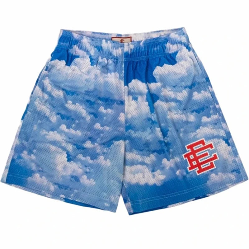 Shorts  EE Eric Emanuel Basic Shorts NEW men's casual shorts fitness sports pants summer gym workout Men Classic GYM Mesh Shorts