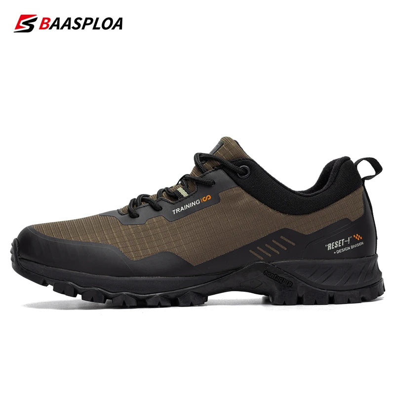 Sneakers New Men Anti-Skid Wear Resistant Hiking Shoes Fashion Waterproof Outdoor Travel Shoes Sneaker Comfortable Male Shoes