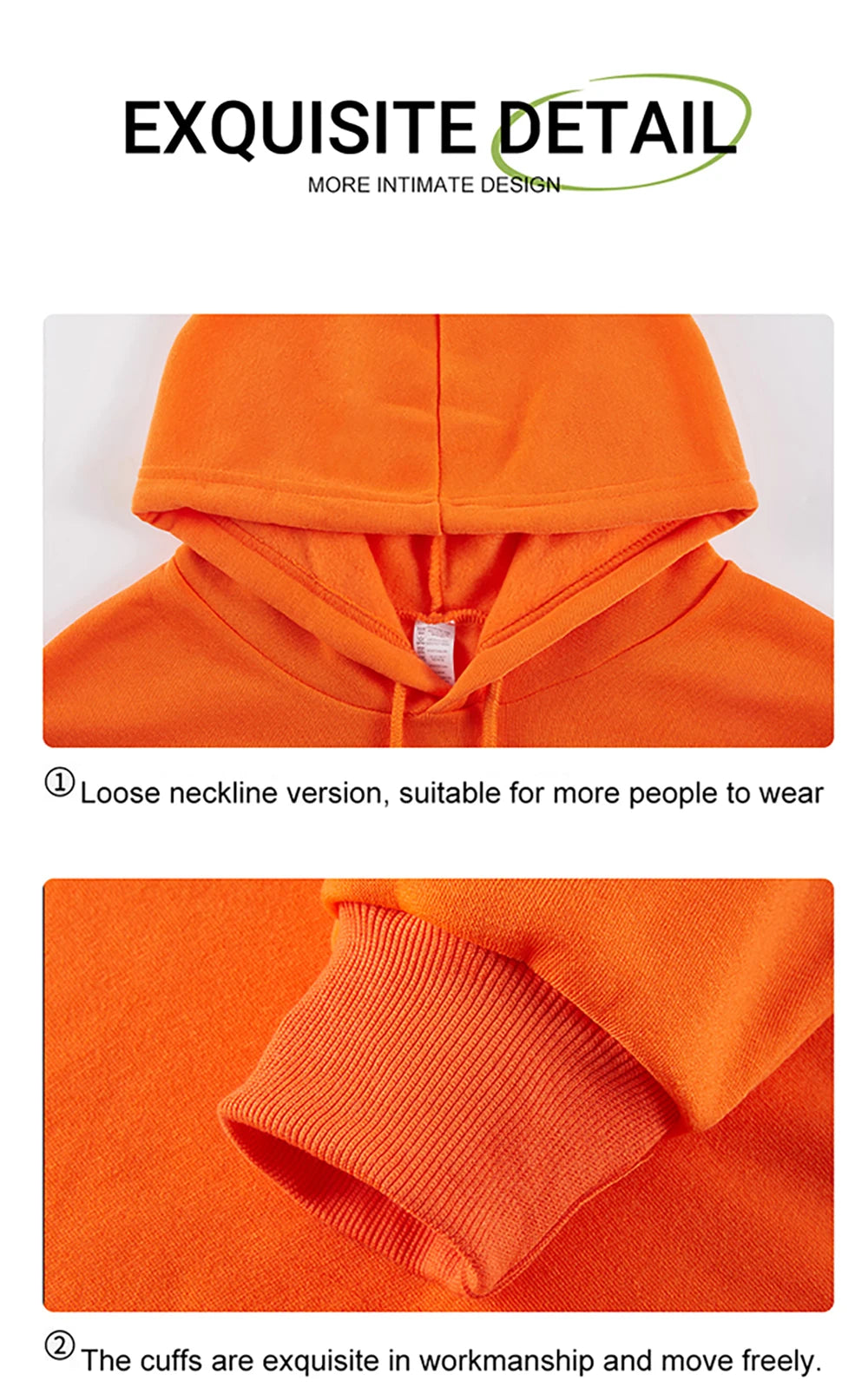 Solid Color Casual Hoodie For Female Pocket Creative Hoody All-Match Street Clothes Womens Fleece Unisex Pullovers