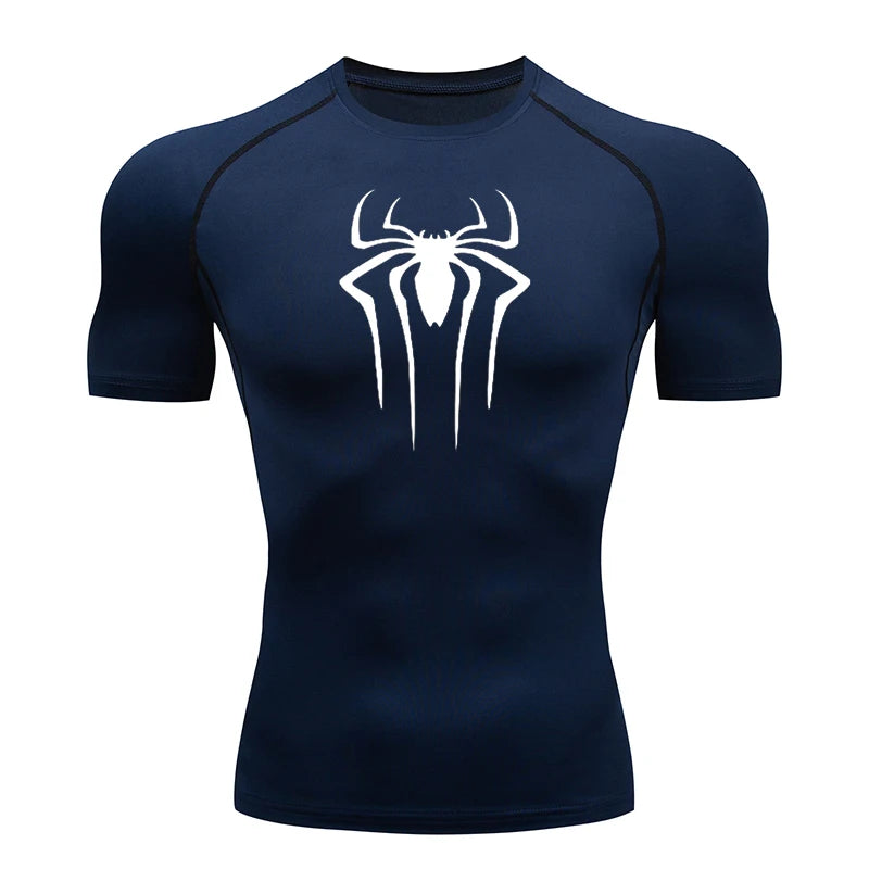 T Shirt Men Short Sleeve Sport Tees Fitness Running Sportsear Men Gym Elastic Quick Dry Jogging T-shirt Tops