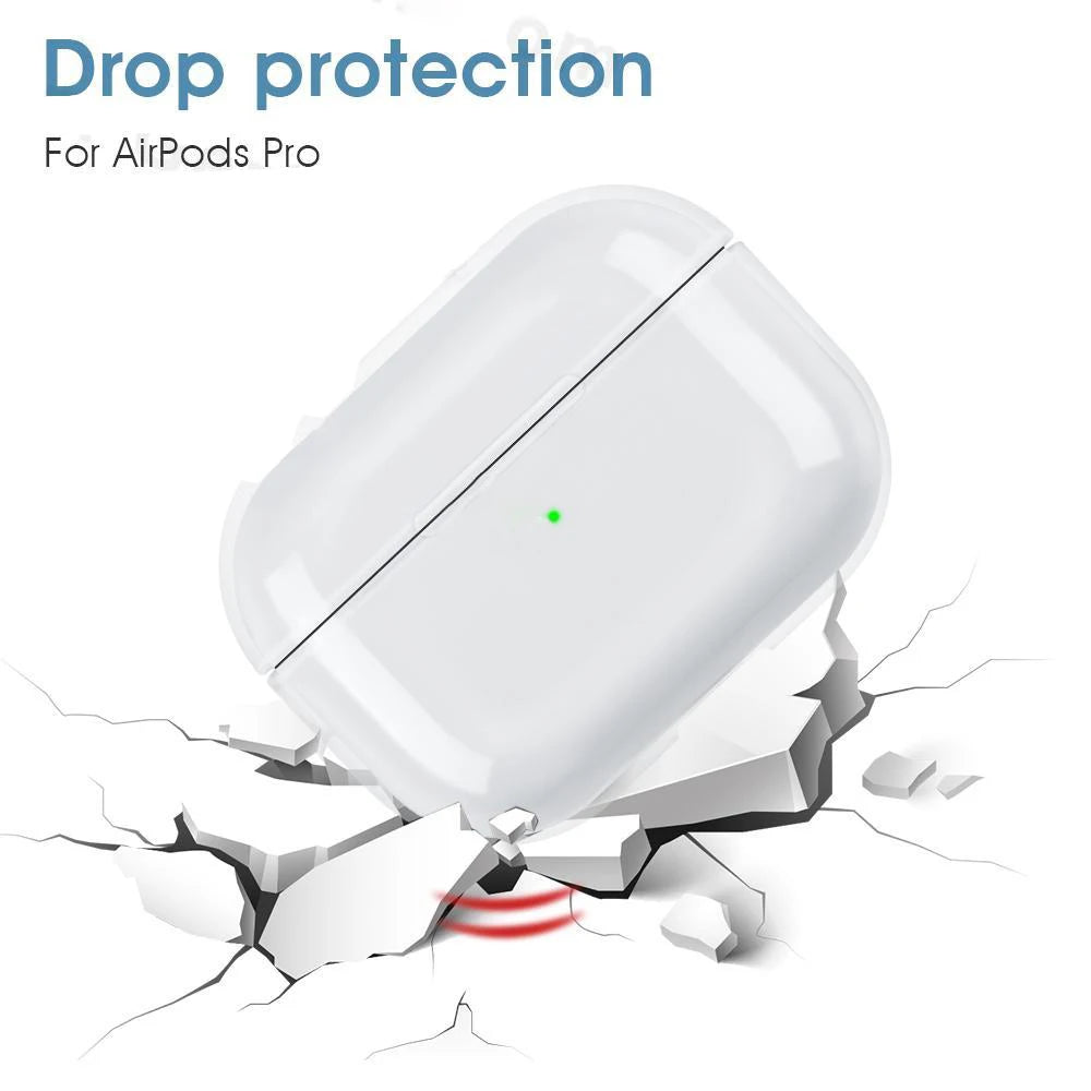 Transparent Earphones Case Hard PC Clear Headphone Cover For Apple Airpods 3 For AirPods Pro 1st 2nd Generation Protective Case