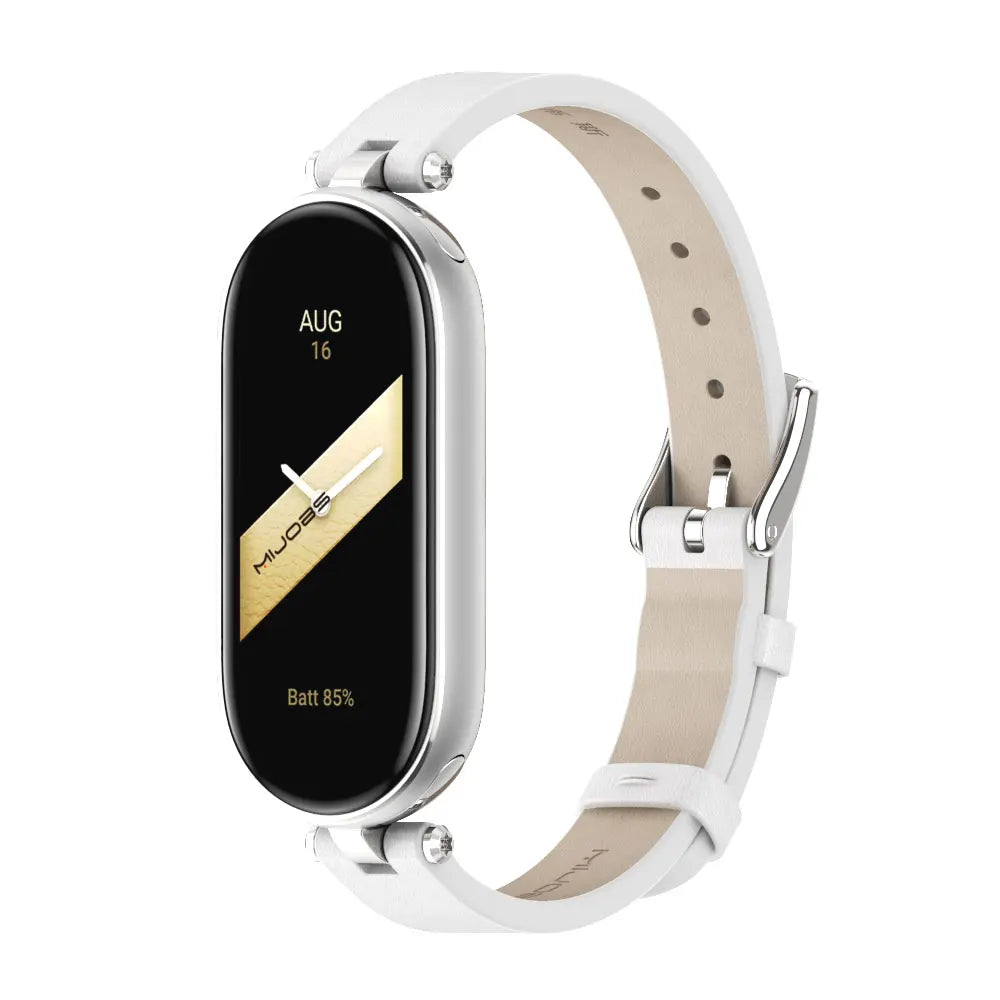 Strap for Mi Band 10 9 8 7 6 5 4 3 Watchband for Xiao mi Smart Band 9 Strap for Mi Band 8 Leather Wristband For Mi Band 7 Correa