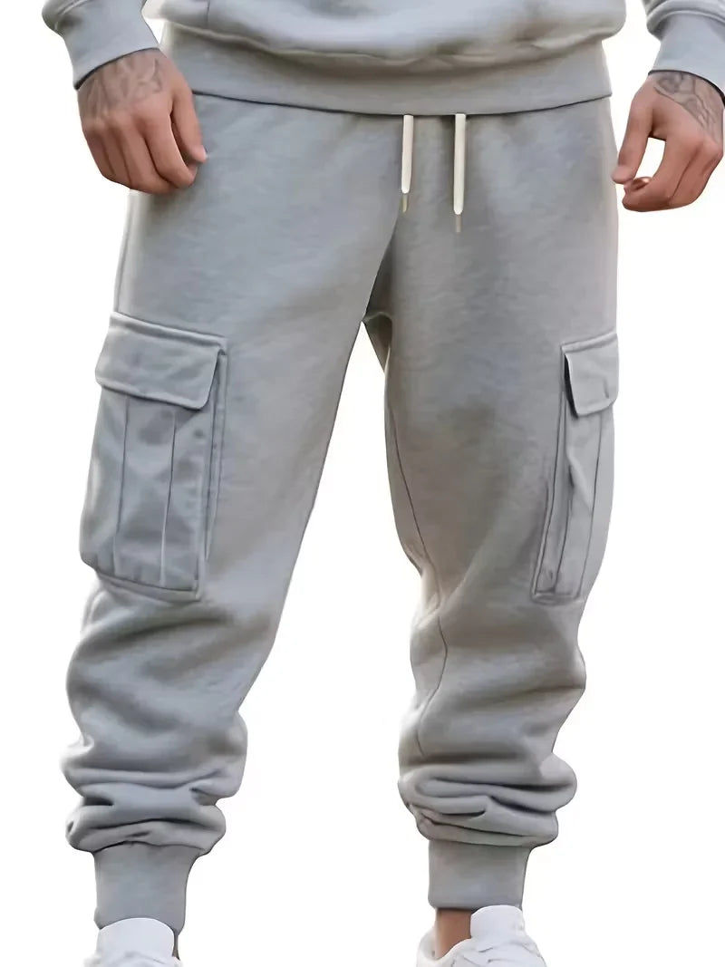 Men's Hooded Outdoor Warm Workwear Casual Sweatshirt  Comfortable Streetwear Fashion Men's Sweatshirt 1/2piecs