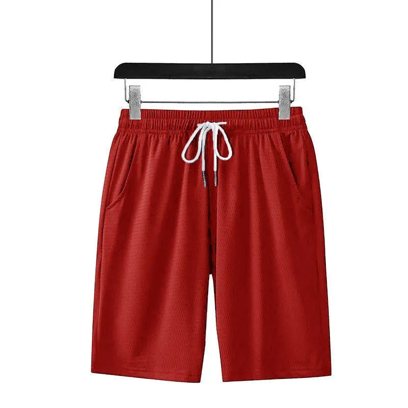 Shorts NEW Fitness sports Shorts Man Summer Gyms Workout Male Breathable Mesh shorts Quick Dry Beach Short Pants men Sportswear ﻿