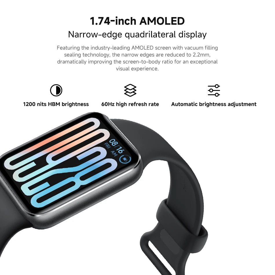 Original Global Version Xiaomi Smart Band 9 Pro Smartband 1.74" Display GPS Blood Oxygen Sport Smart Watch Bracelets Mi Band