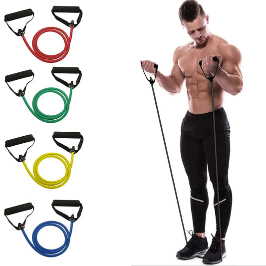 EQP Resistance Bands With Handles, Exercise Bands, Workout Bands With Handles For Men Women, Strength Training Equipment At Home