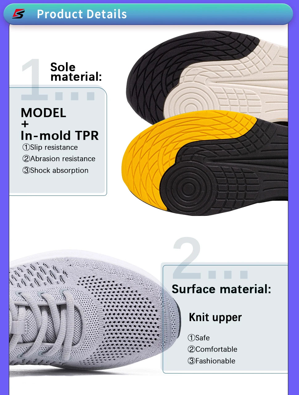 Sneakers Lightweight Running Shoes For Men New Men's Designer Mesh Casual Sneakers Lace-Up Male Outdoor Sports Tennis Shoes