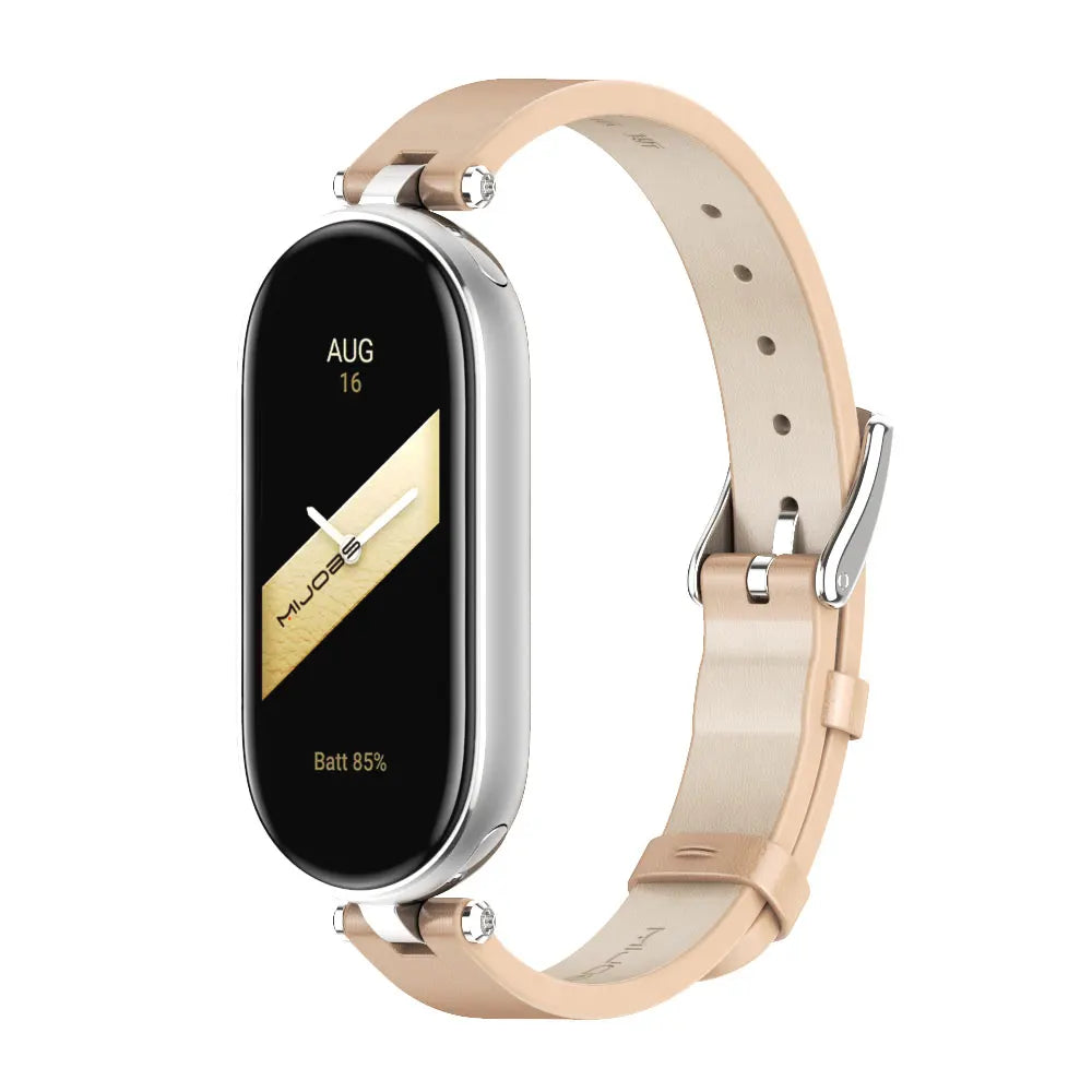 Strap for Mi Band 10 9 8 7 6 5 4 3 Watchband for Xiao mi Smart Band 9 Strap for Mi Band 8 Leather Wristband For Mi Band 7 Correa