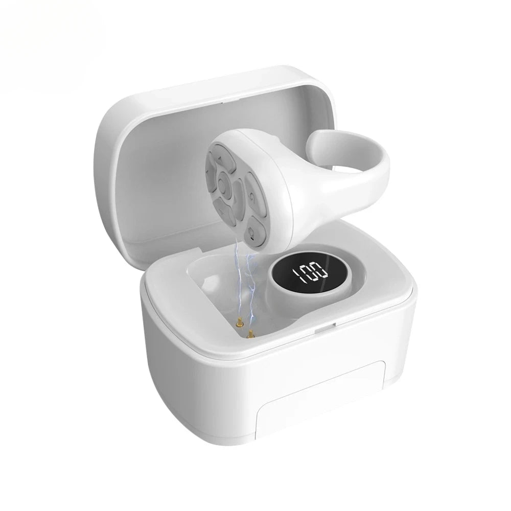 1pcs Wireless Bluetooth Ring Remote Control Fingertip Selfie Video Controller For Tik Tok Page Turner Browsing For iOS Android