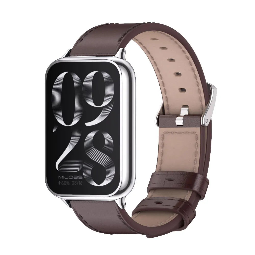 Mi Band 8 9 Pro Strap Leather Strap For Redmi Watch 4 For Xiaomi Mi Smart Band 8 Pro Bracelet Wristband Miband 8 Pro Correa