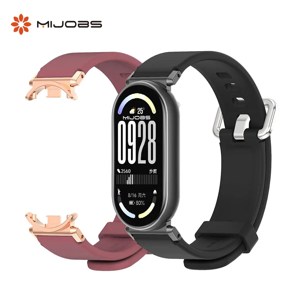 Strap For Mi Band 10 9 8 7 6 5 4 3 Silicone Wristband Replacement For Xiao mi Mi Band 8 Bracelet MiBand 7 6 5 4 3 Wrist Strap