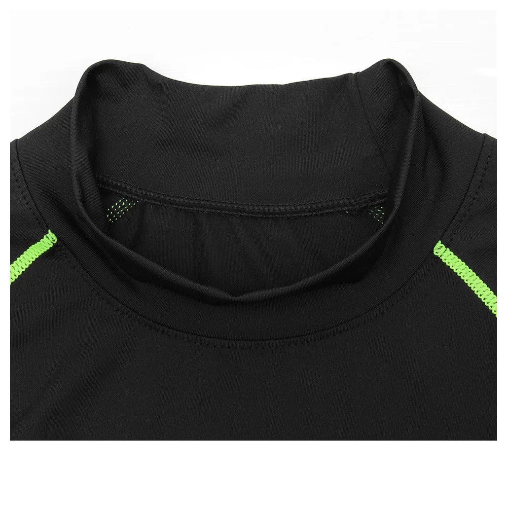 T-shirt Quick Dry Bodybuilding Running Shirt Long Sleeve Compression Top Gym T Shirt Men Fitness Tight Rashgard