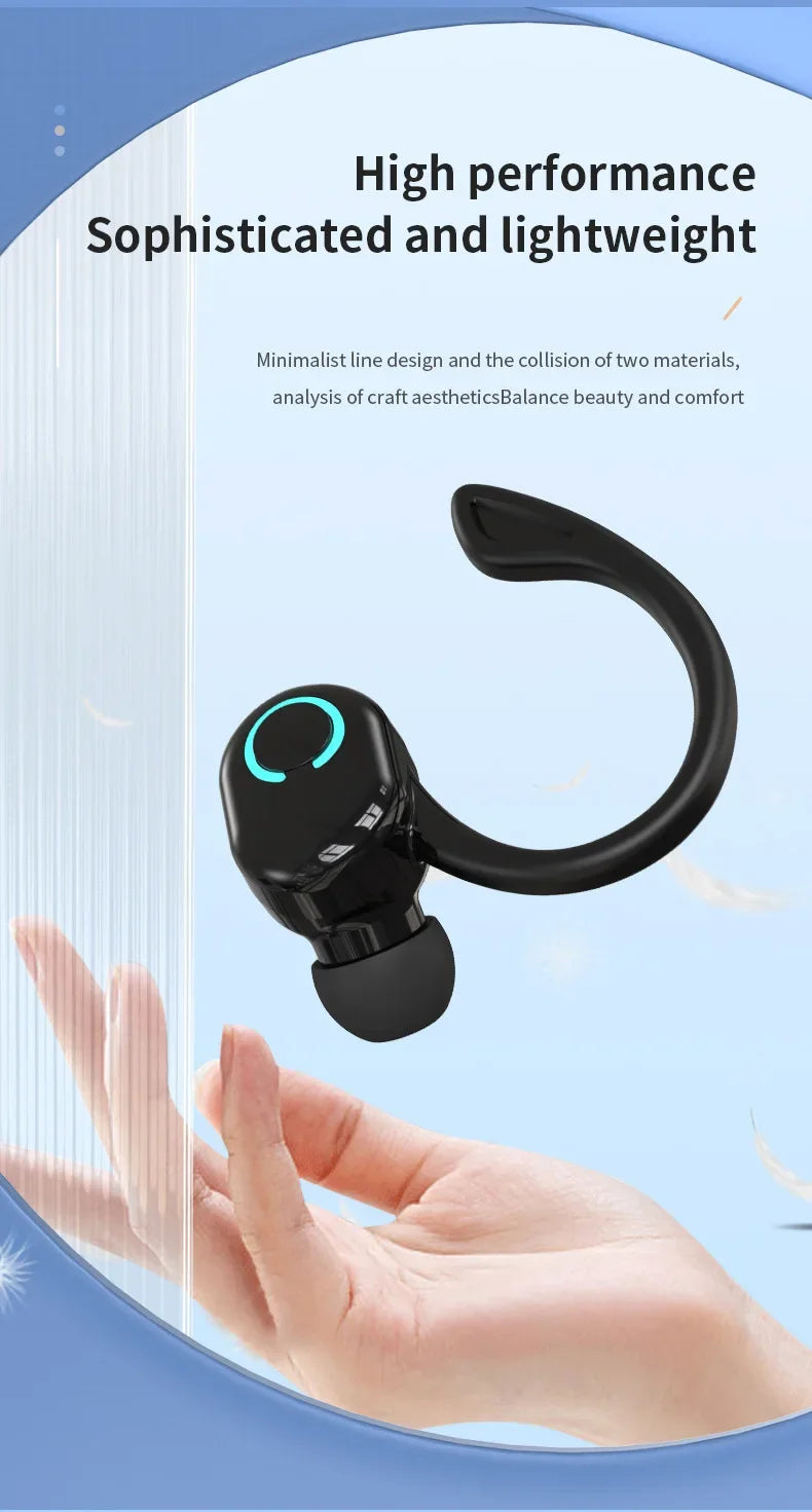 Wireless Earphones Sport Headphones Bluetooth 5.2 Earbuds Handsfree Headset with Mic for IPhone Samsung Xiaomi Smart Phone